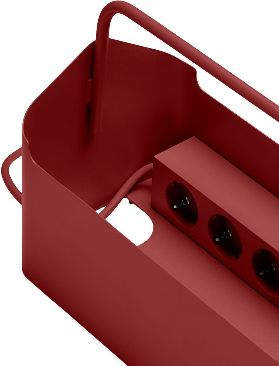Pedestal Cable Villa 35,5 cm, Burnin' Red